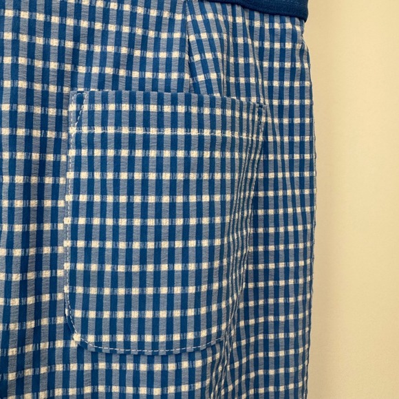 Lilly Pulitzer Luxletic Aona Skort UPF 50+ Morelle Blue Gingham Size 4 NWT - Picture 13 of 16